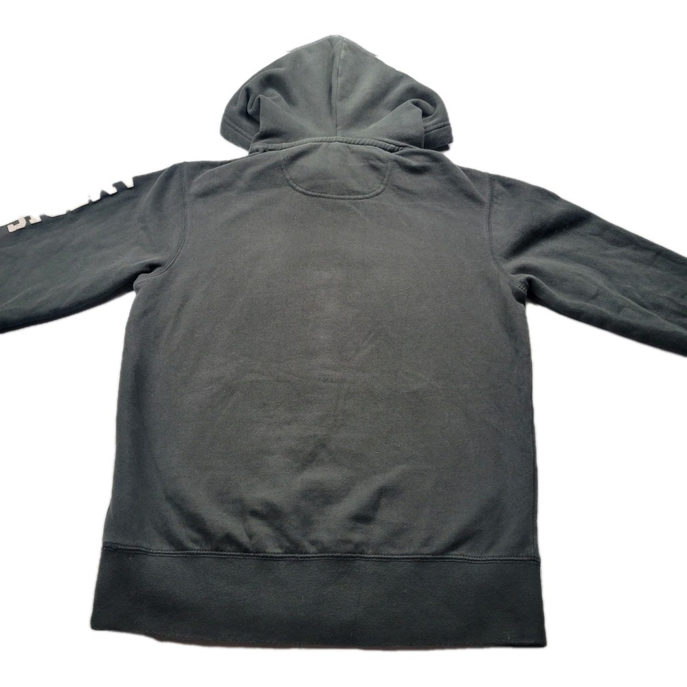 American Eagle Green Label Hoodie Mens Size XS Faded Black Sweatshirt Y2K - Picture 7 of 9
